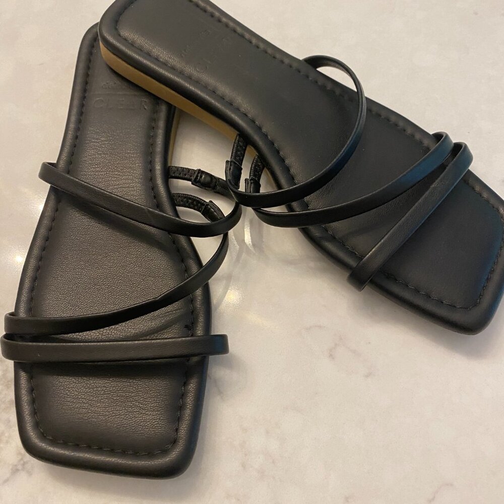 Dolce Vita Black Strappy Flats